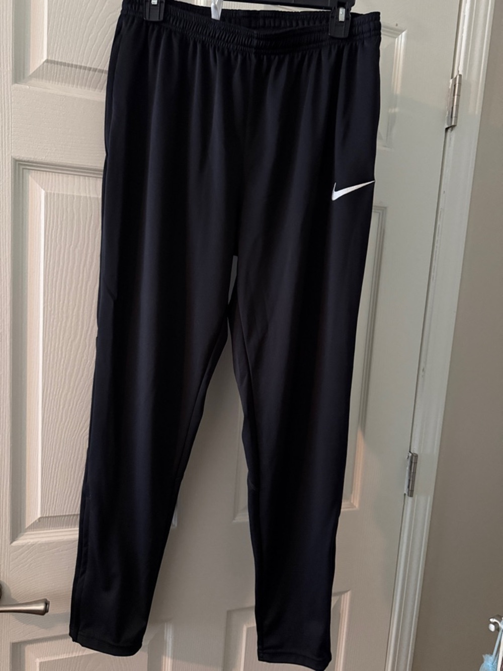 Nike Black Dri-FIT Joggers with White embroidered Swoosh